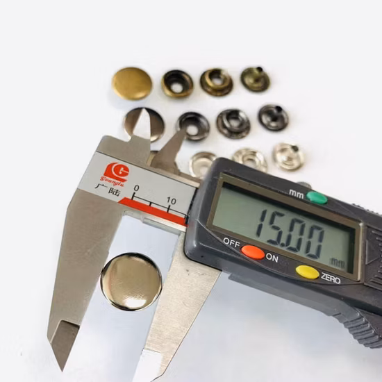 Wholesale Flatback Magnetic Snap Buttons Magnetic Button Nickel Thin Magnet Button for Handbags Thick Metal Brass 14mm 18mm