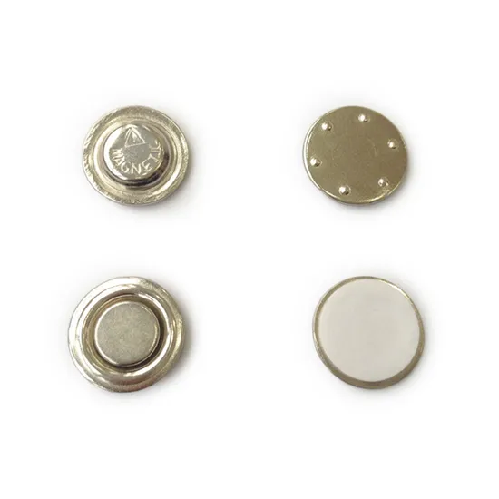 D17mm Round Metal Strong Neodymium Magnet Name Badge Magnetic Buttons
