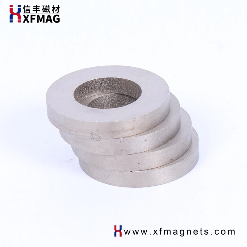 China Supplier Samarium Cobalt Magnetic Rare Earth SmCo Ring Customized Strong Magnet