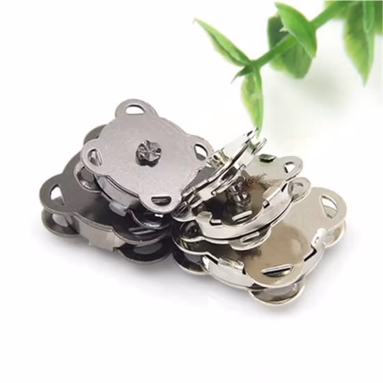 Bronze Metal Magnetic Clasps Snaps Buttons for Purses Handbag Craft Eyelet Magnetic Snap