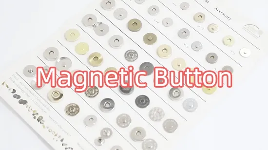 Bronze Metal Magnetic Clasps Snaps Buttons for Purses Handbag Craft Eyelet Magnetic Snap