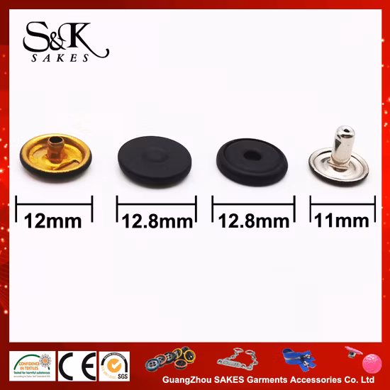 New Design Magnetic Snap Button with Black Painted Color