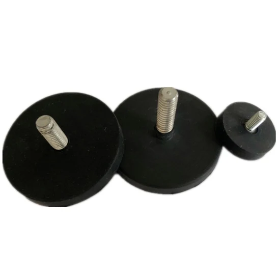 Rubber Coated Magnet for Car Top Sign Pot D66 M6 M8 External Thread